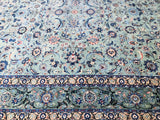 3.7x2.9m Antique Kashan Persian Rug