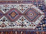 3.9m Vintage Yalameh Persian Hall Runner