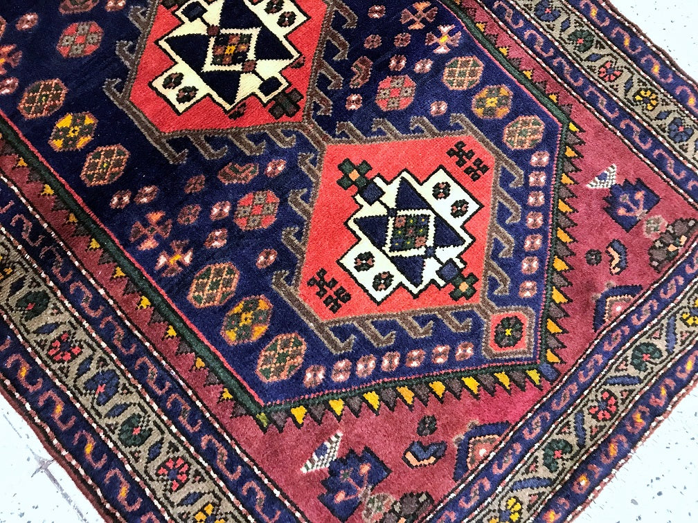 1.5x1m Village Persian Zanjan Rug
