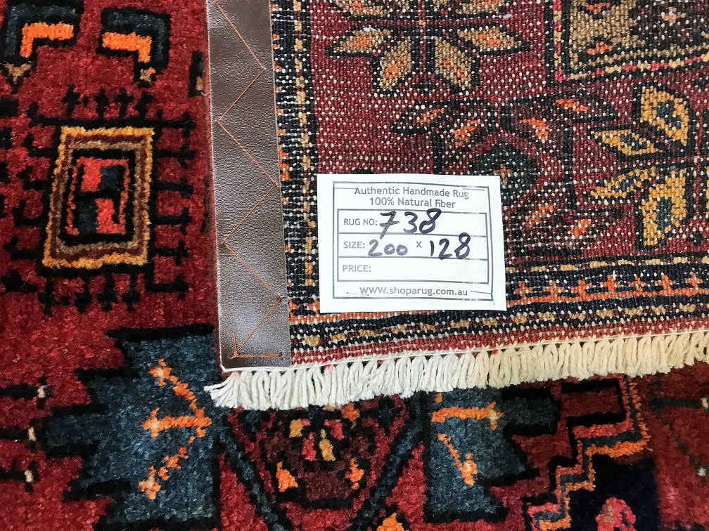 2x1.3m Tribal Persian Khamseh Rug