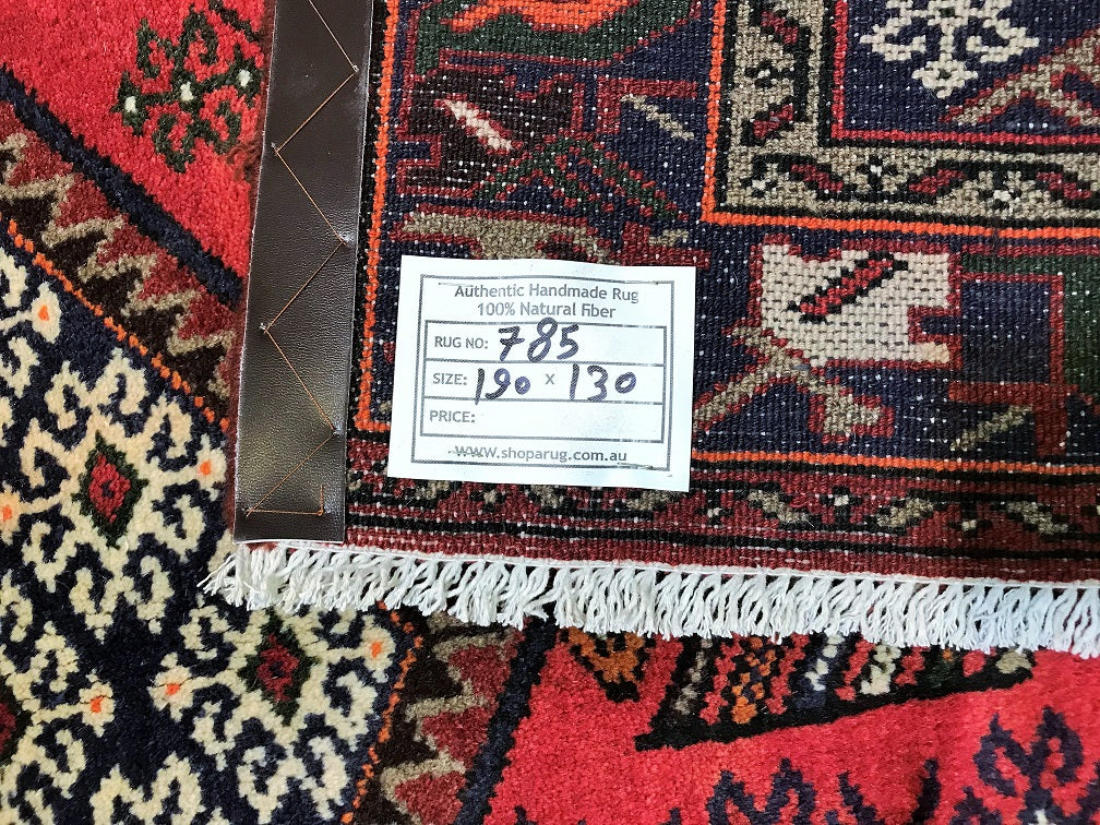 1.9x1.3m Tribal Persian Khamseh Rug
