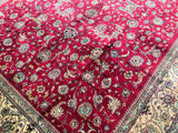3.9x2.8m Antique Tabriz Persian Rug - shoparug