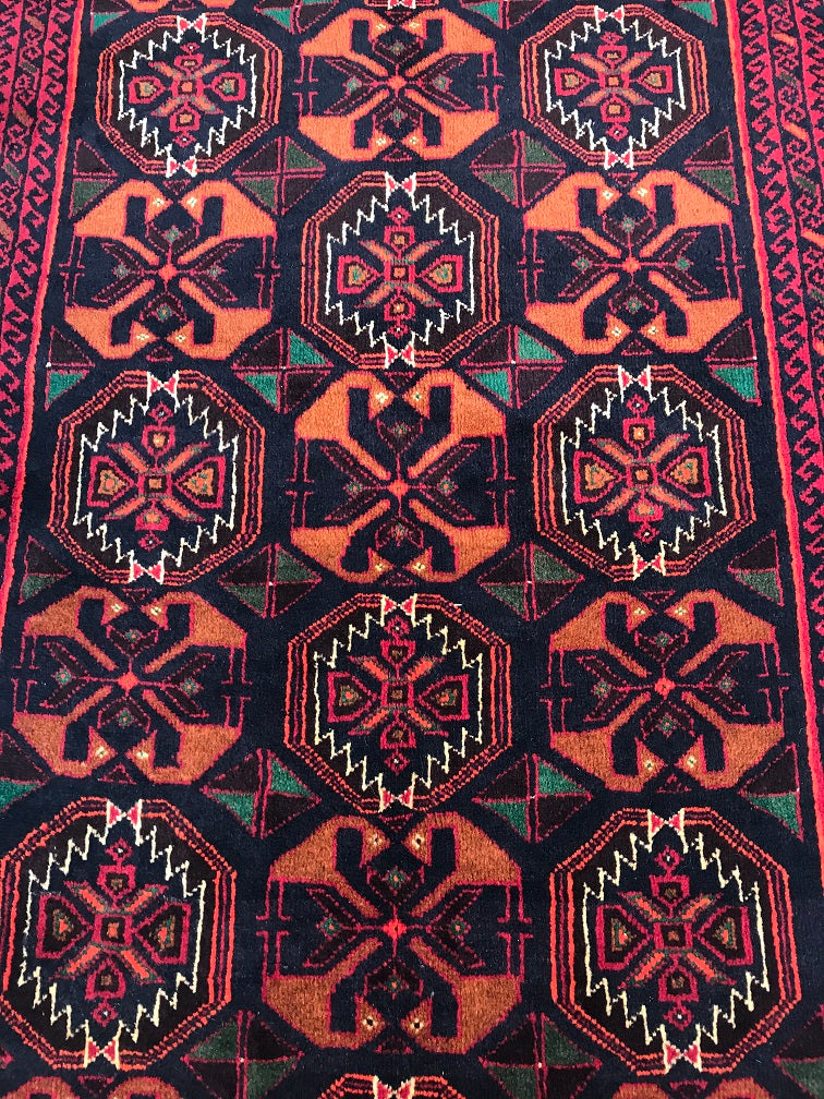 Nomadic Balouchi Persian Rug 2x1m