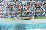 Masterpiece Pure Silk Rajabian Qum Rug