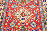 1.8x1.4m Tribal Kazak Afghan Rug