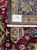 3.5x2.5m Persian Tabriz Rug Signed