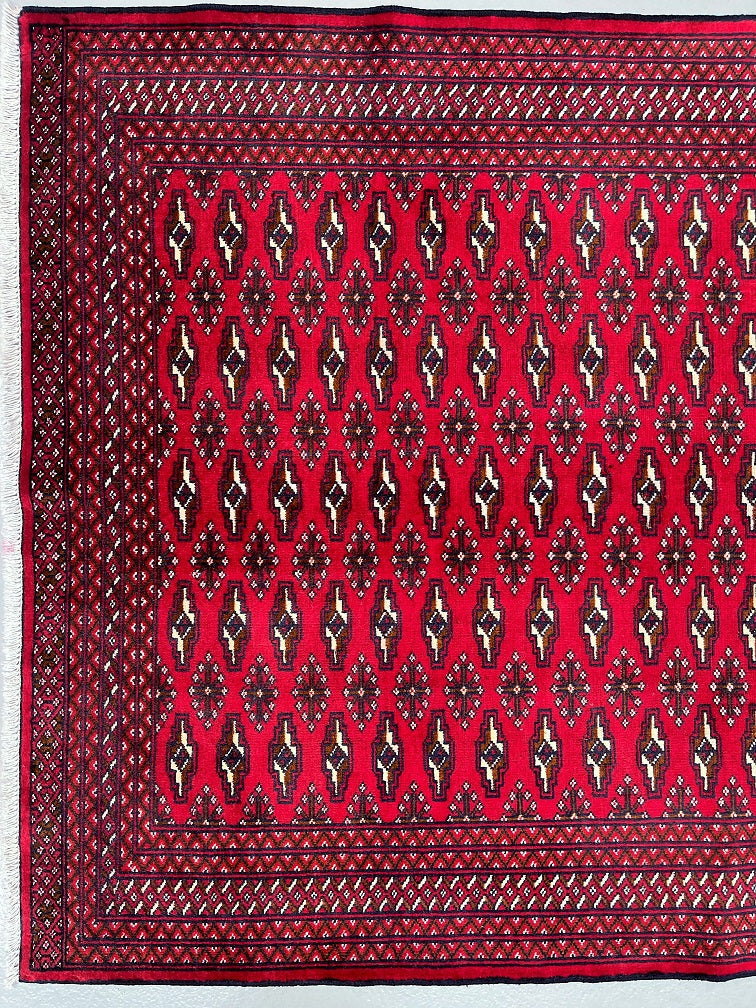2x1.35m Vintage Bokhara Turkoman Rug