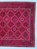 3x1.5m Kurdi Quchan Persian Rug