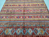2.9x2.4m Shawl Afghan Royal Kazak Rug