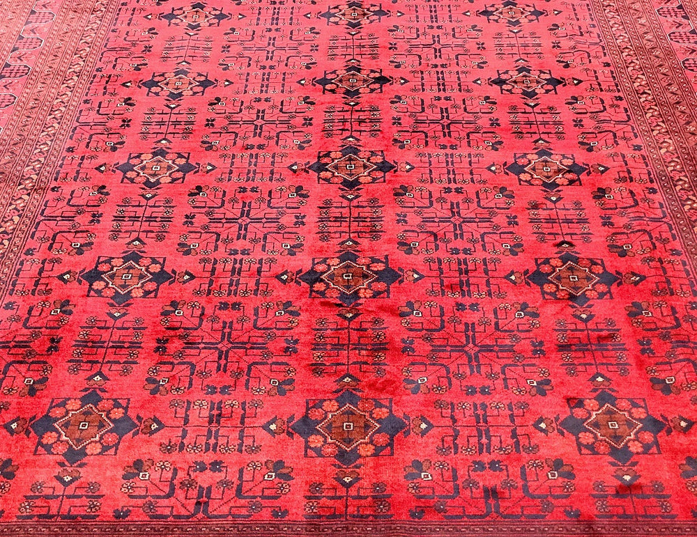 Tribal Afghan Kunduz Rug 3.5x2.5m