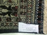 1.5x1m Tribal Roshnai Afghan Rug
