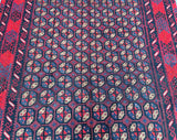 3x2m Afghan Turkoman Kilim Rug