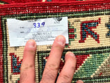 2.9x2.5m Afghan Kazak Rug