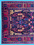 3x1.65m Vintage Persian Nahavand Rug