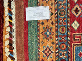 3.7x2.5m Shawl Afghan Super Kazak Rug
