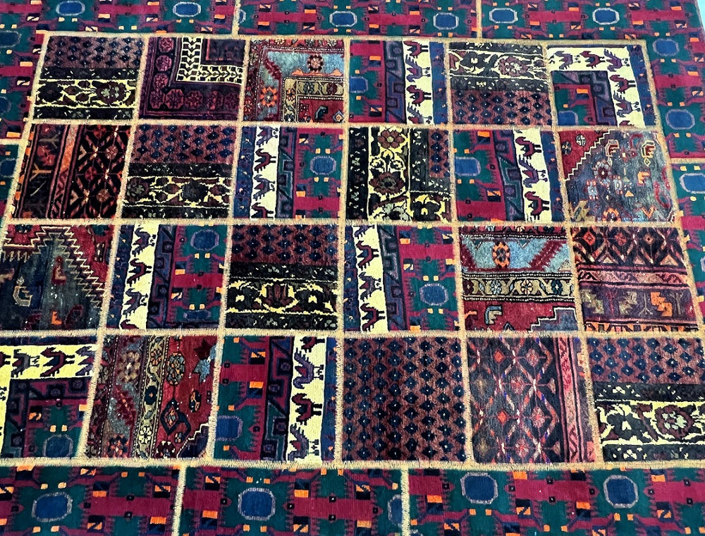 Patch Work Persian Rug 2.2x1.6m