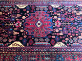 2.9x1.55m Persian Tribal Nahavand Rug