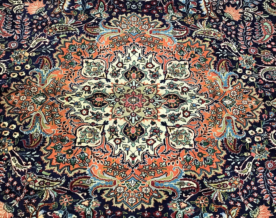 4x3m Traditional Persian Tabriz Rug