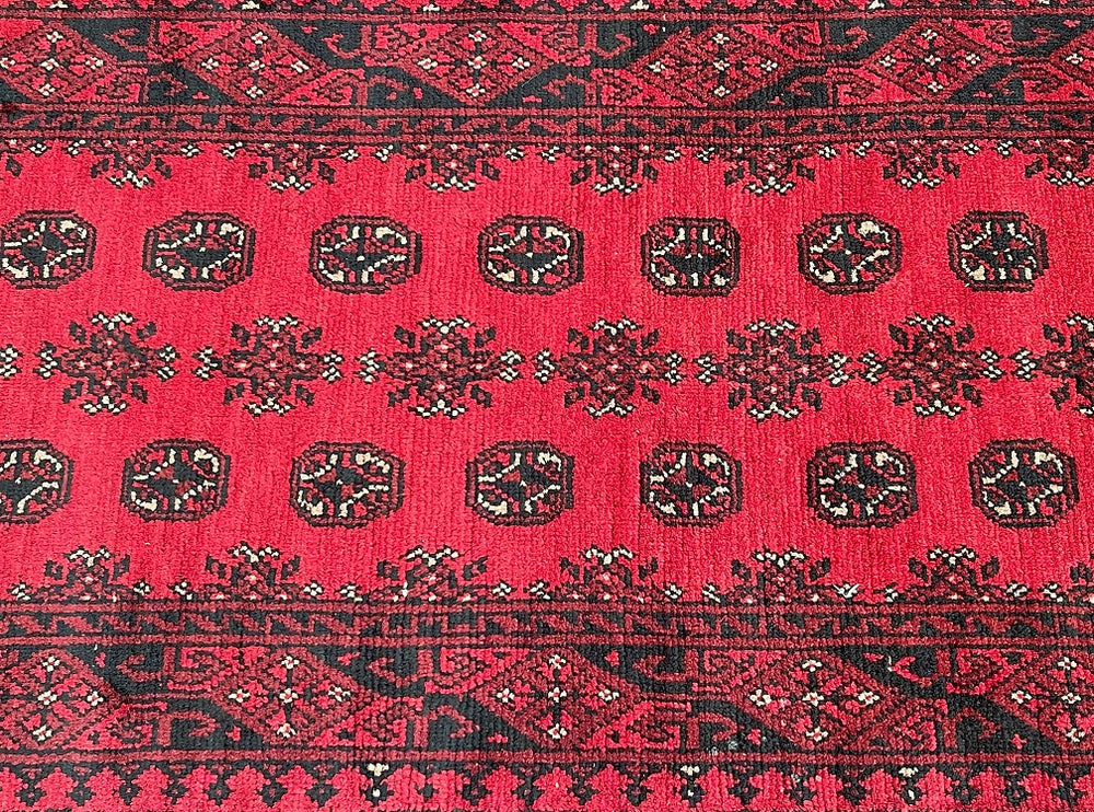 2.8m Nomadic Afghan Aqcha Hall Runner