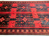 3x2m Vintage Afshari Persian Rug