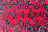 1.2x0.8m Tribal Afghan Khal Rug