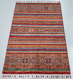 1.3x0.9m Shawl Design Royal Kazak Rug