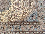 2.3x1.5m Silk Base Persian Isfahan Rug