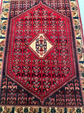 1.4x1m Tribal Abadeh Persian Rug