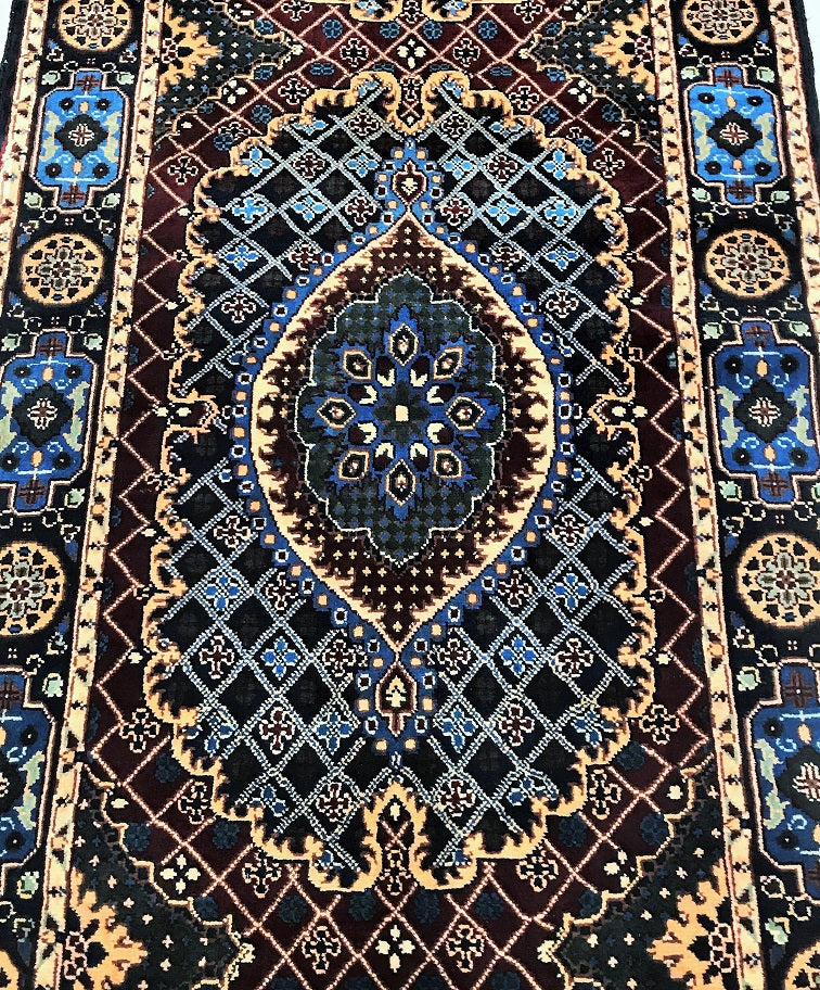 3m Traditional Afghan Khamyab Hall Runner