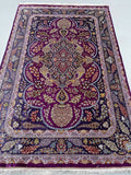 2x1.3m Masterpiece Pure Silk Persian Qum Rug - shoparug
