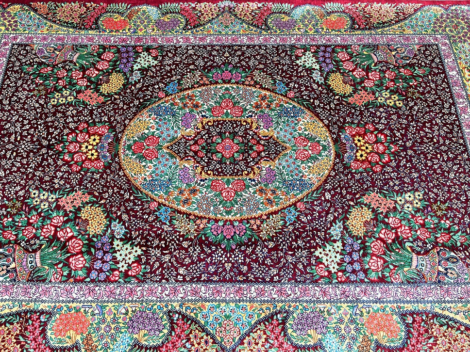 Persian-qum-silk-rug