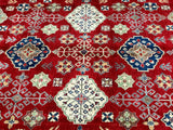 3.7x2.8 Kazak Afghan Rug