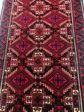 2.2x1.1m Nomadic Balouchi Persian Rug