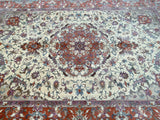 2.9x2m Silk Inlaid Persian Kashmar Rug