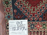 1.3x0.7m Tribal Yalameh Persian Rug