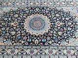 2.6x1.55m Vintage Nain Persian Rug