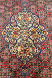 1.85x1.15m Antique Persian Bijar Rug