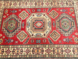 1.5x1m Tribal Afghan Kazak Rug - shoparug