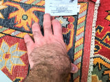 1.5x1m Nomadic Kazak Afghan Rug