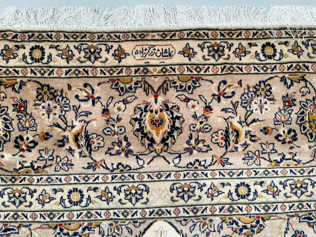 4x3m Antique Persian Kashan Rug Signed