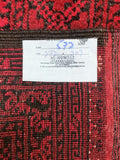 2.8x2m Vintage Aqcha Afghan Rug