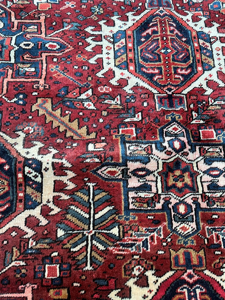 3.7x2.5m Heriz Persian Rug