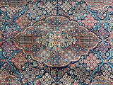 2x1.3m Antique Persian Mohtasham Kashan Rug