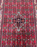 1.5x1m Tribal Asadabad Persian Rug