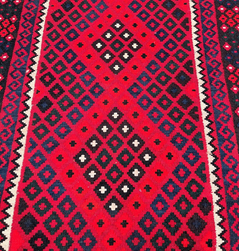 2x1.1m Meymaneh Afghan Kilim Rug