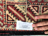 1.85x1.25m Afghan Kazak Rug