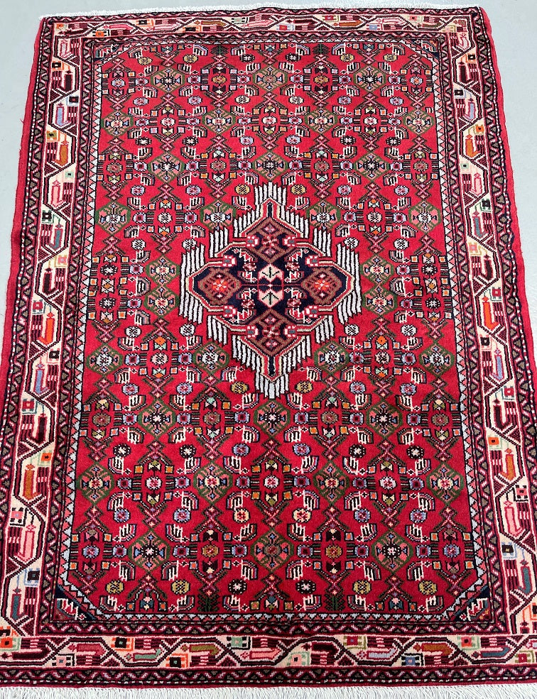 1.5x1m Village Hamedan Persian Rug