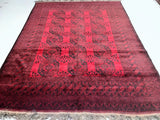 2.7x2m Vintage Afghan Dulatabad Rug