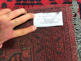 2x1.5m Tribal Afghan Qonduz Rug
