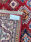 1.9x1.2m Afghan Royal Kazak Rug